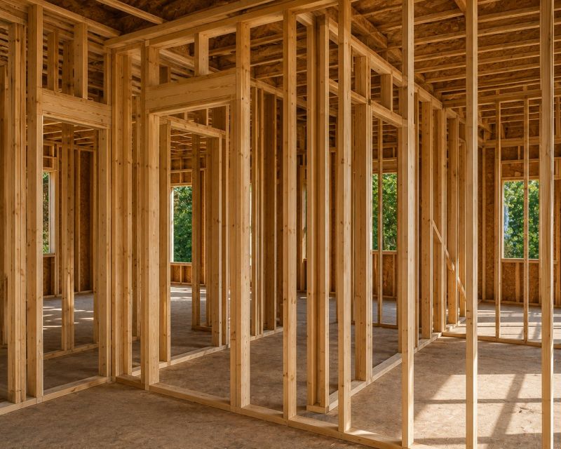 Interior Wall Framing in Kansas City, KS
