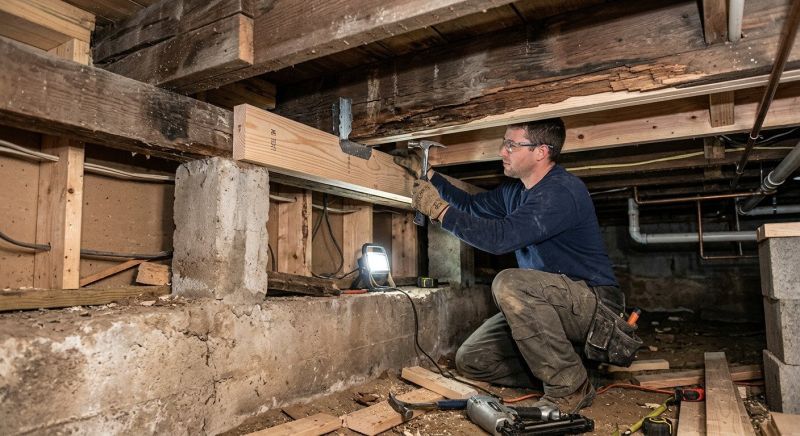 Support Beam Repair in Wilmington, NC